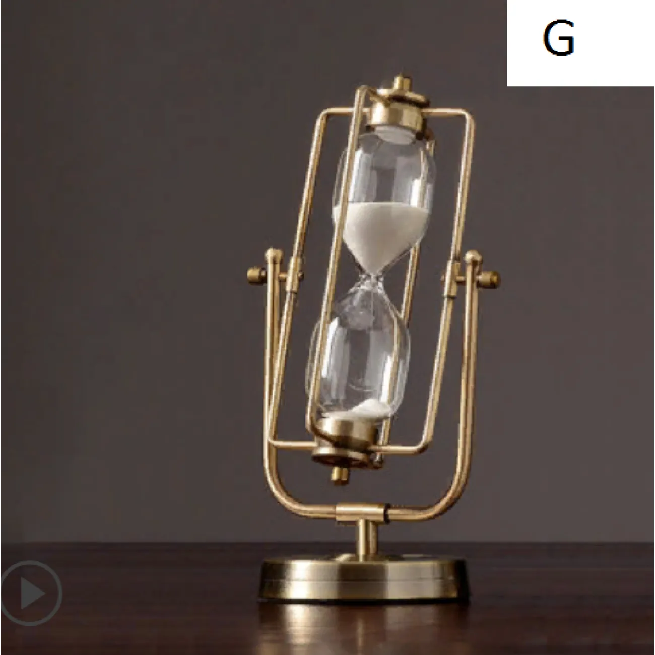 Скандинавские творческие металлические песочные часы Aquarium 