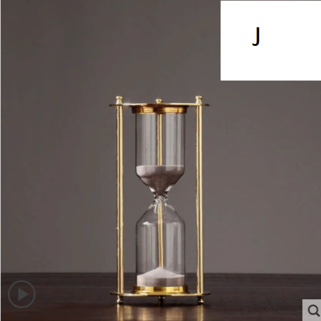 Скандинавские творческие металлические песочные часы Aquarium 