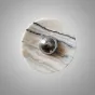 Настенный светильник Silence Stone D20 Silver от LaLume