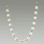 Подвесная люстра Crystal Chain P16 со стеклянными фактурными плафонами от LaLume