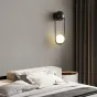 Настенный светильник Sphere Frame со стеклянным шаром плафоном от LaLume