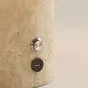 Настольная лампа Travertine Pillar на аккумуляторной батарее от LaLume