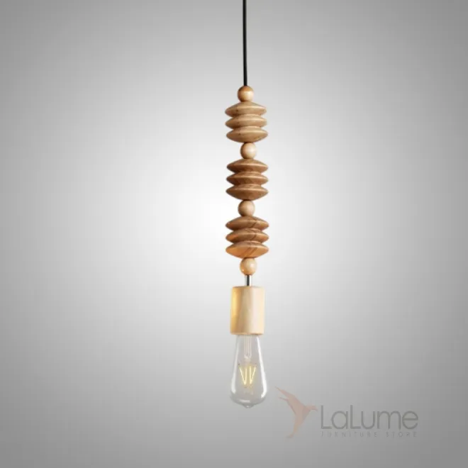 Подвесной светильник Tree Light D с деревянным декором от LaLume Подвесной светильник Tree Light D с деревянным декором от LaLume