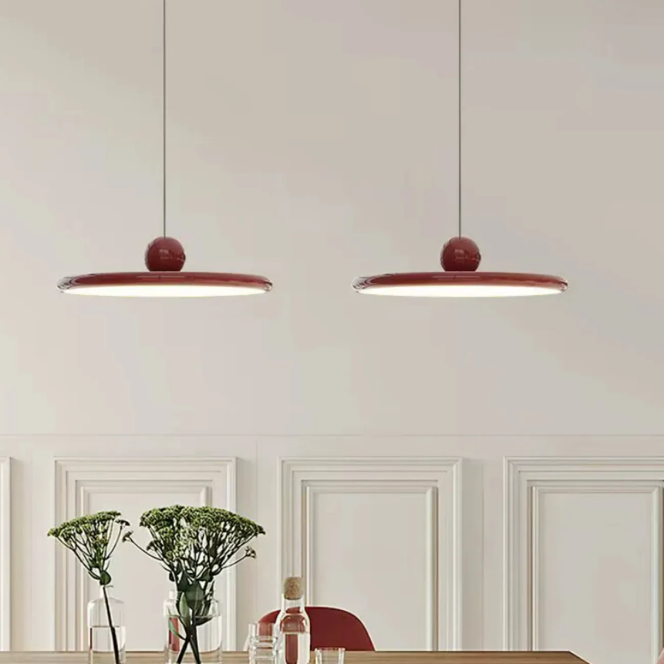 Подвесной светильник Amit Area Red с оригинальным плафоном от LaLume