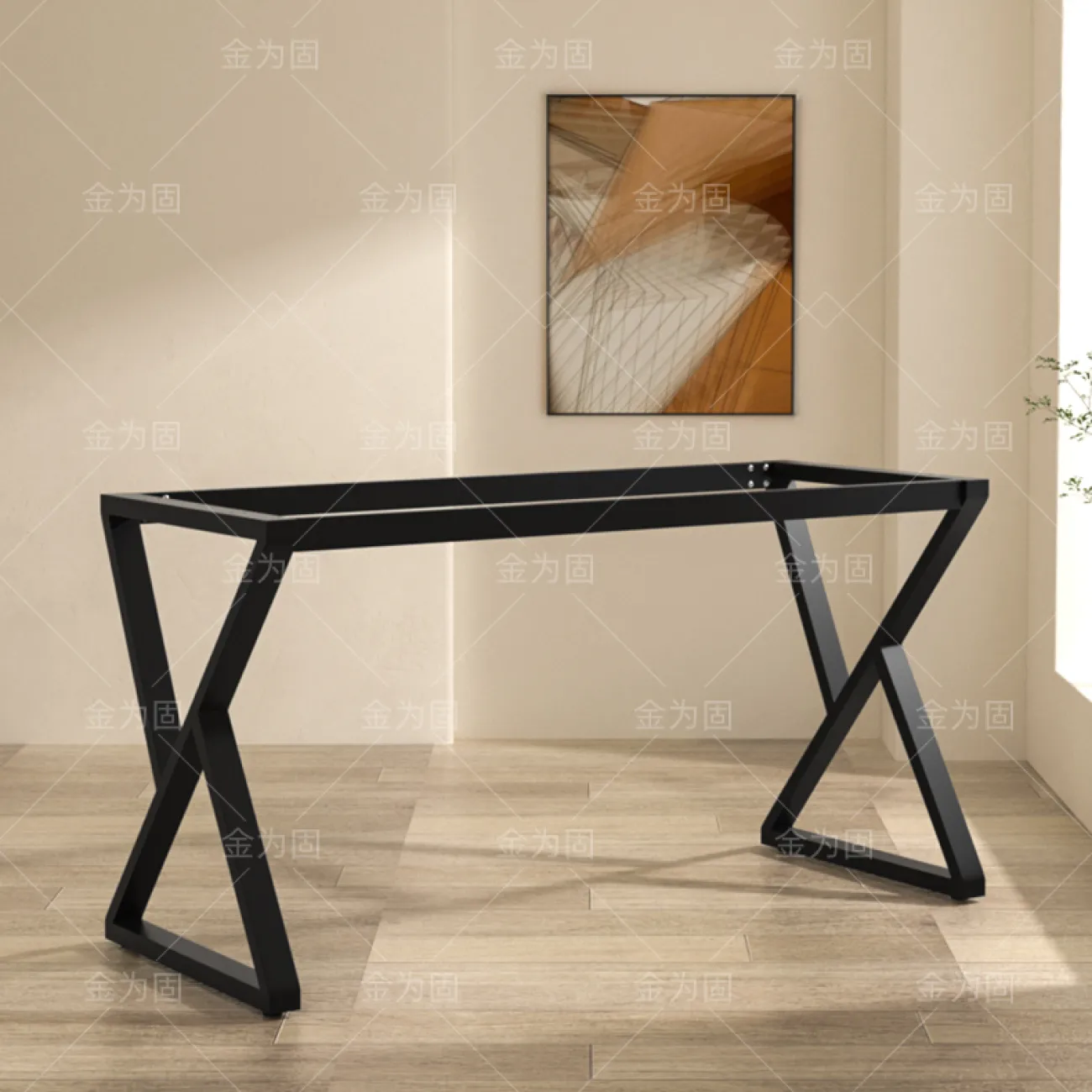 Основание стола из кованого железа  Vinsa Collection 37413-29