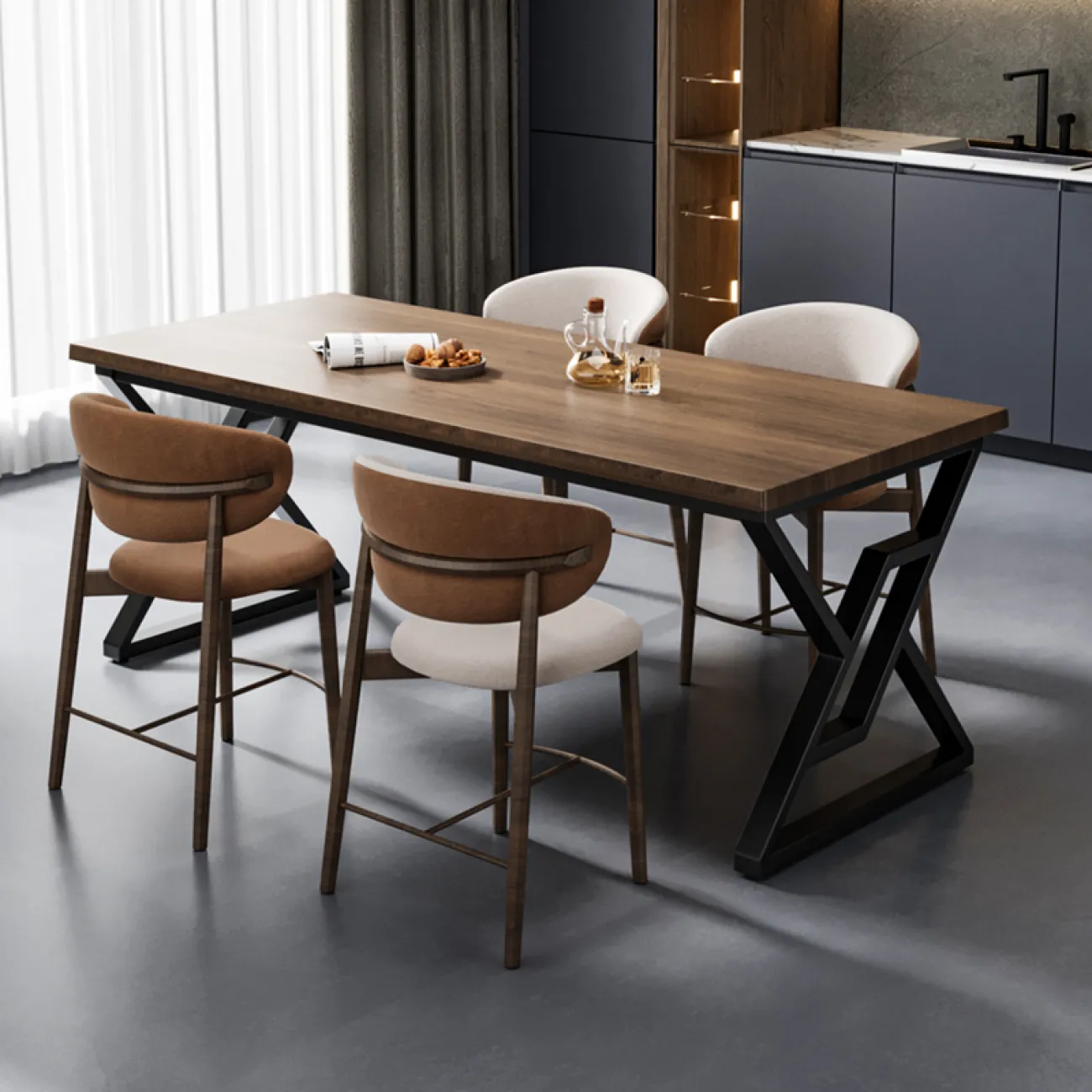 Основание стола из кованого железа Vinsa Collection 37414-29