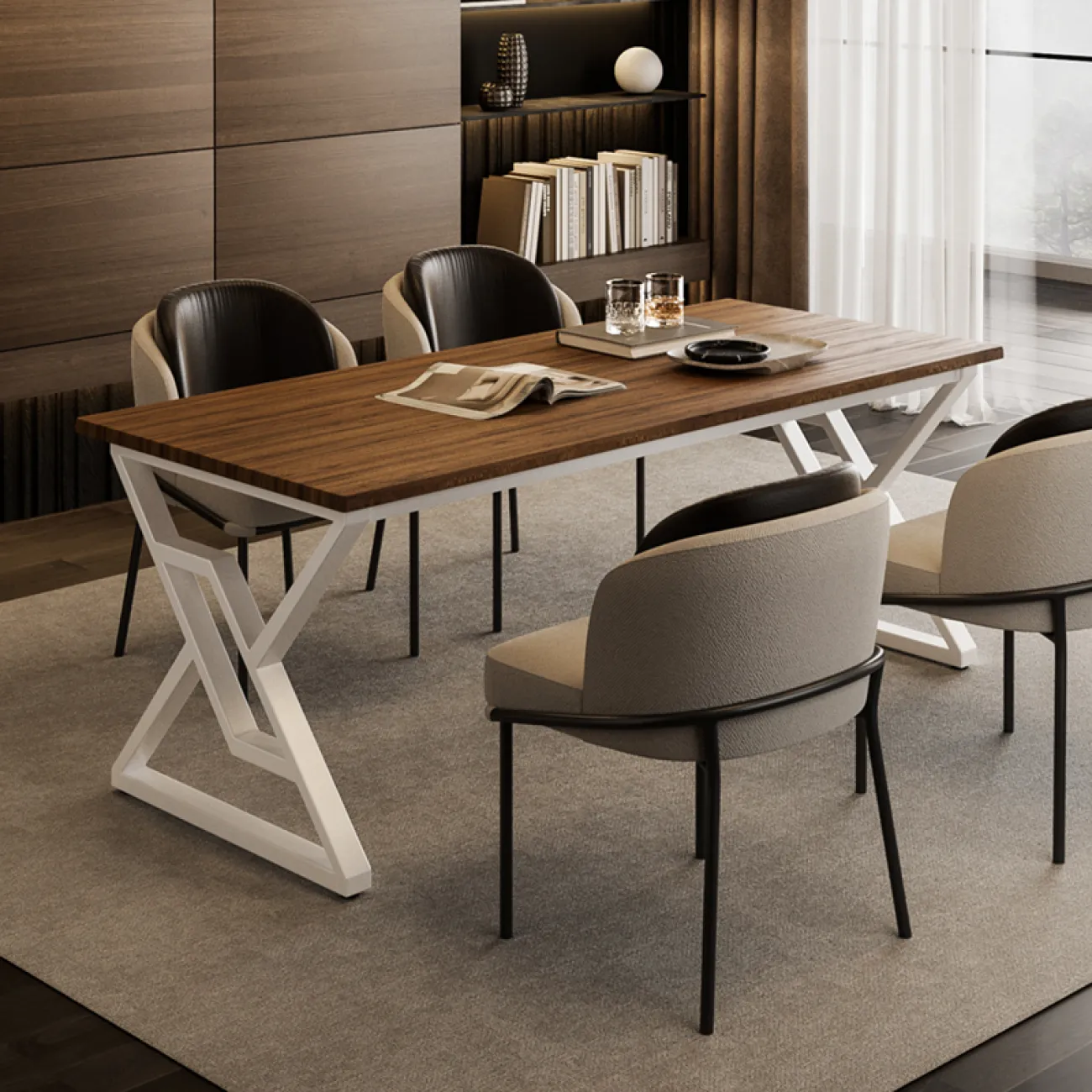 Основание стола из кованого железа Vinsa Collection 37414-29