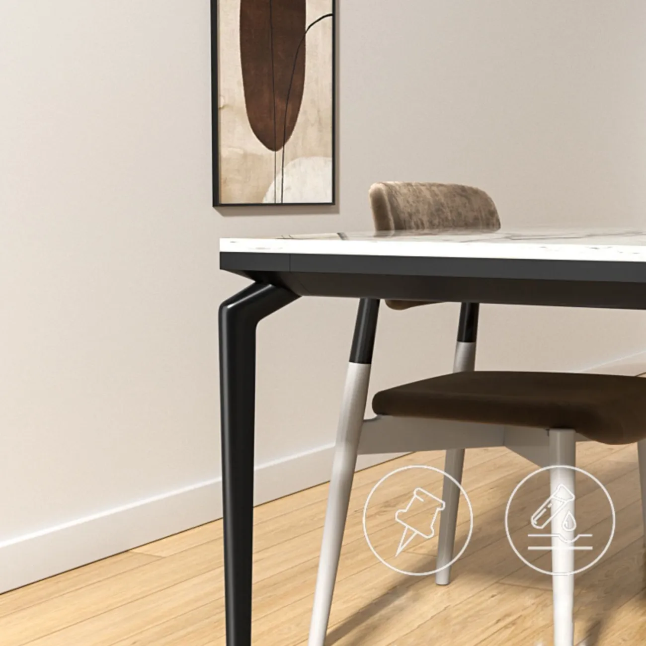 Основание стола из кованого железа Vinsa Collection 37420-29