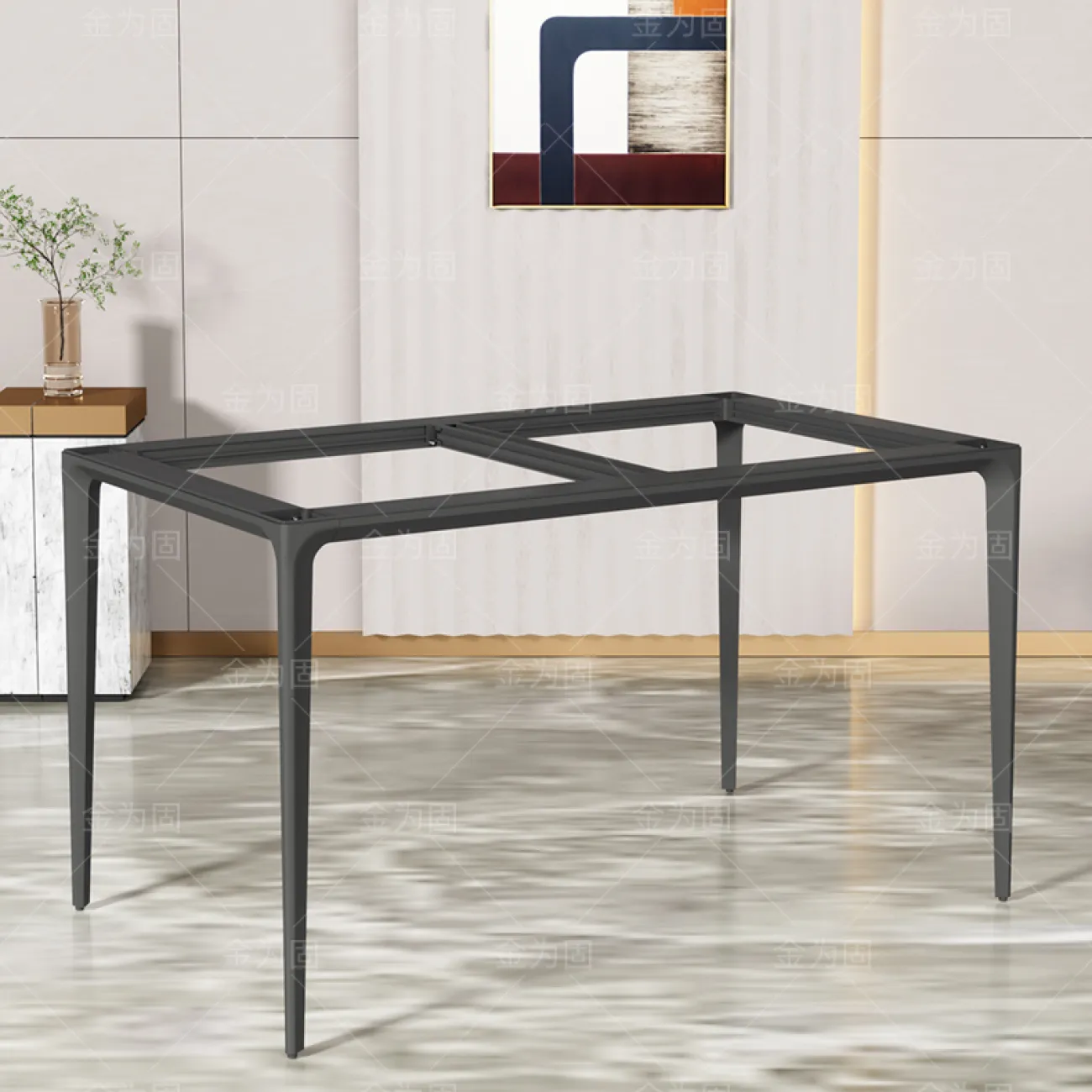 Основание стола  из кованого железа Vinsa Collection 37426-29