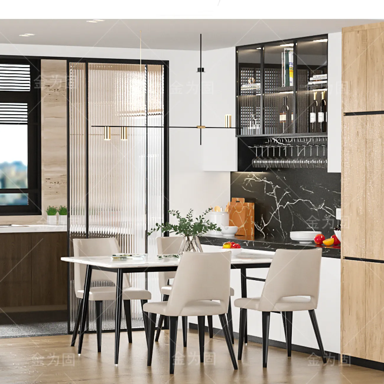 Основание стола из кованого железа Vinsa Collection 37428-29