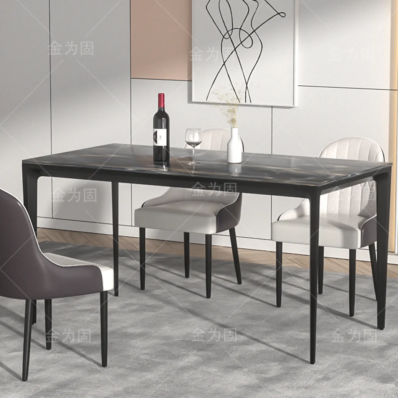 Основание стола из кованого железа Vinsa Collection 37430-29