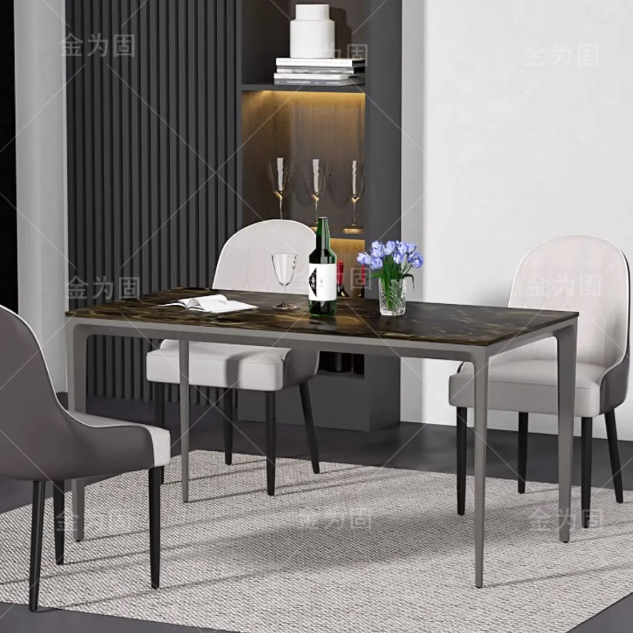 Основание стола из кованого железа Vinsa Collection 37430-29