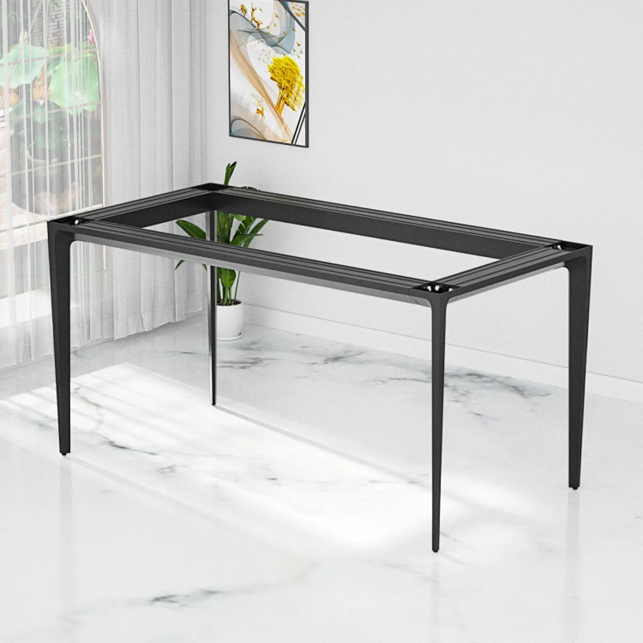 Основание стола  из кованого железа Vinsa Collection 37435-29