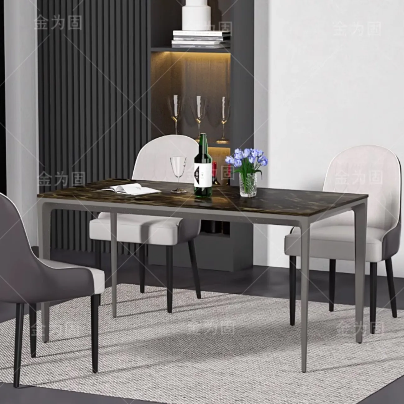 Основание стола  из кованого железа Vinsa Collection 37435-29