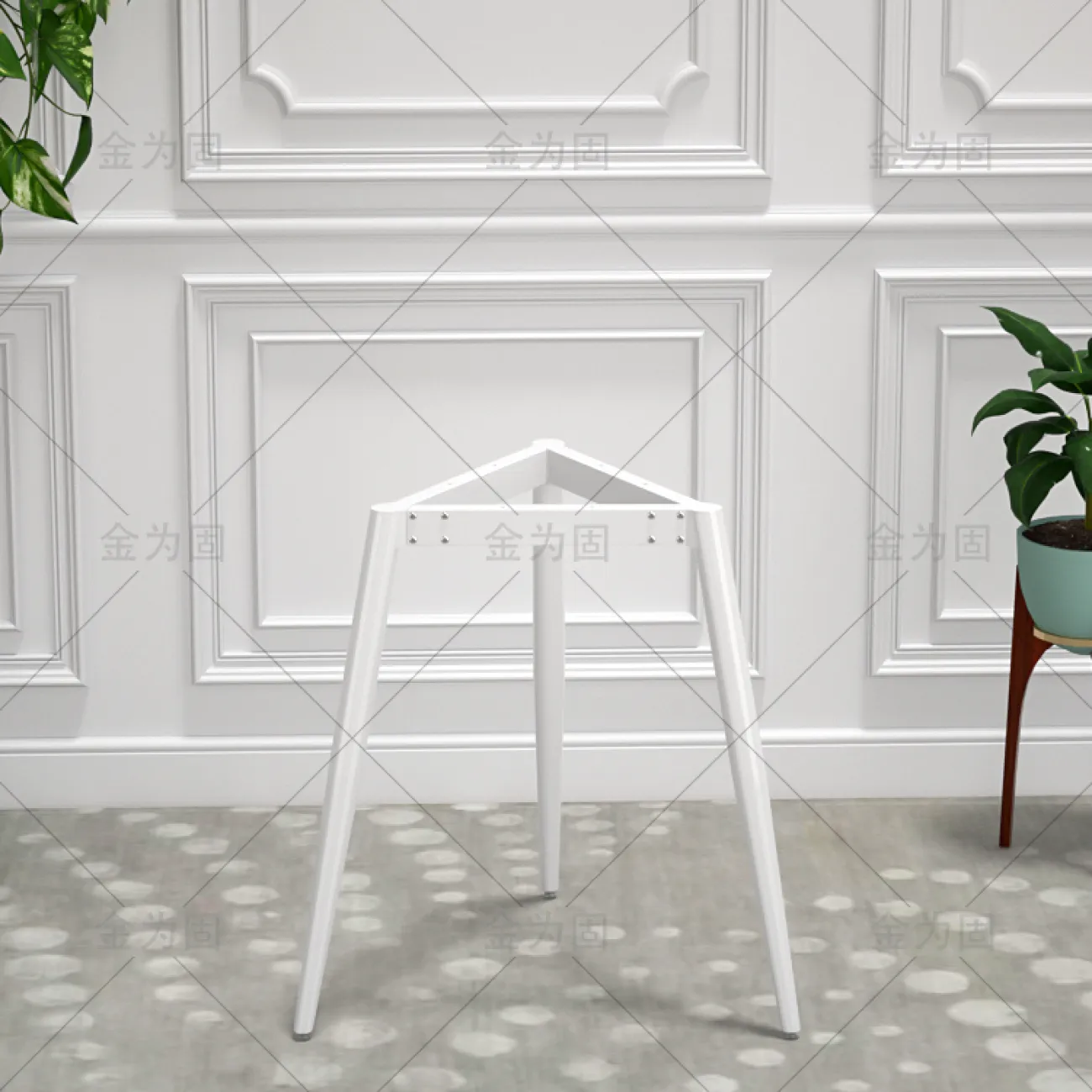 Основание чайного столика из кованого железа Vinsa Collection 37439-29