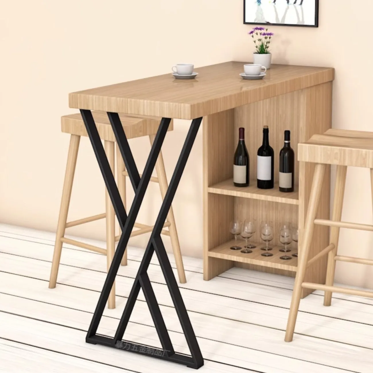 Основание стола из кованого железа Vinsa Collection 37444-29