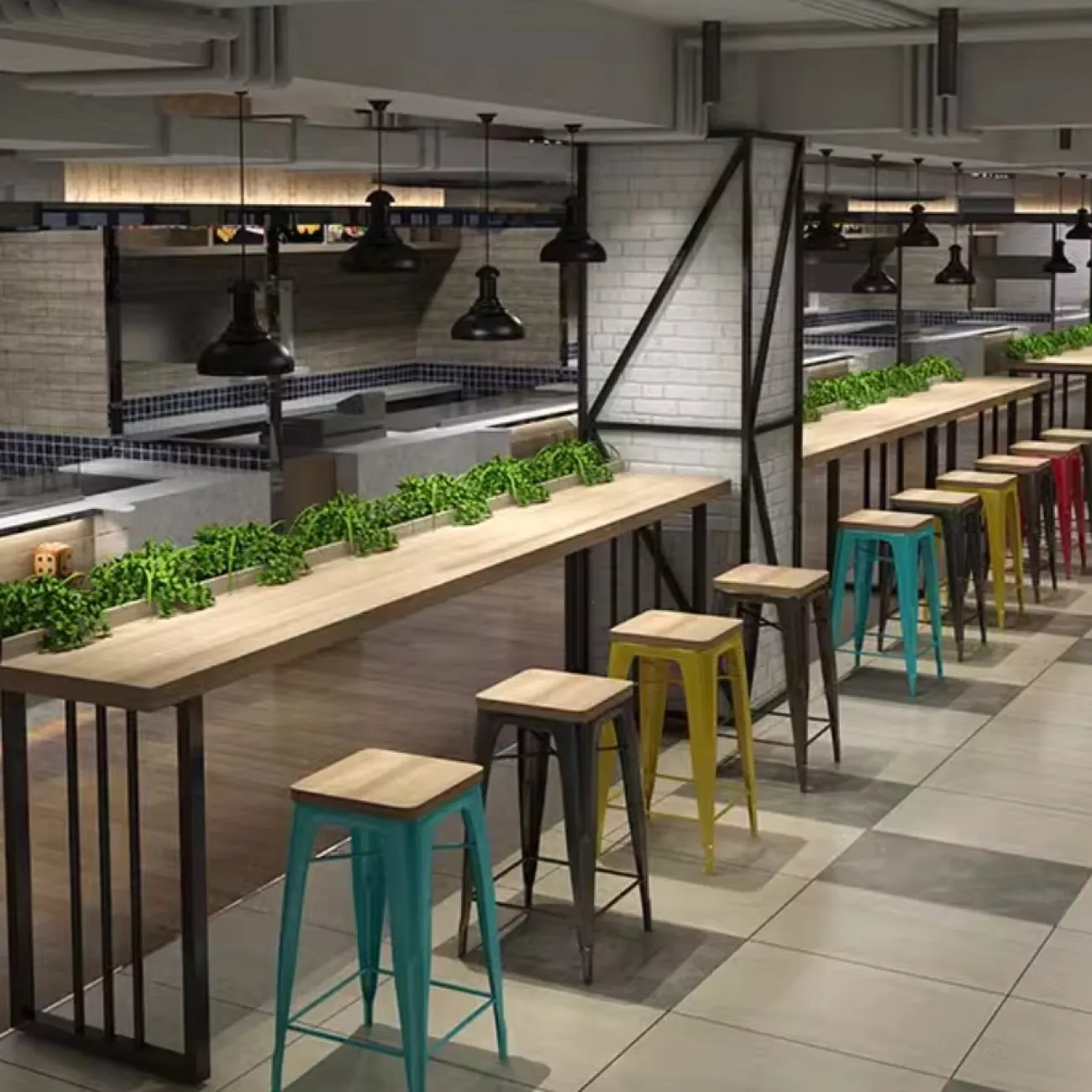 Основание стола из кованого железа Vinsa Collection 37447-29