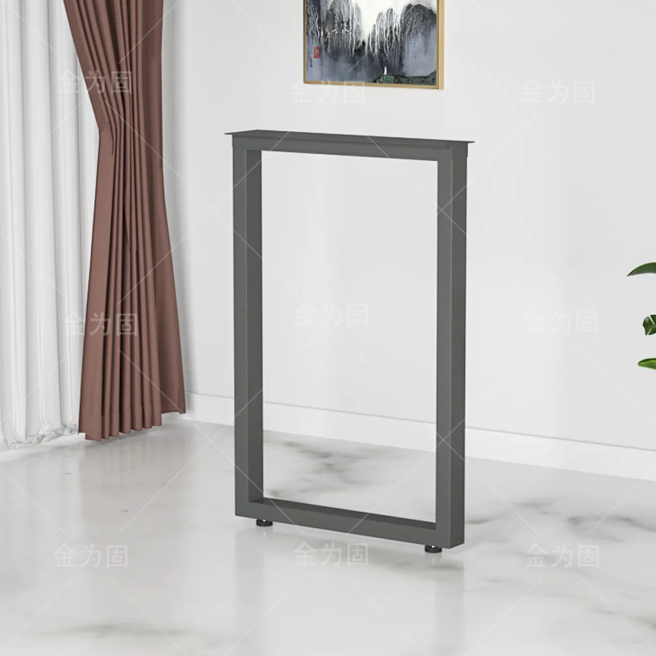 Основание стола из кованого железа Vinsa Collection 37454-29