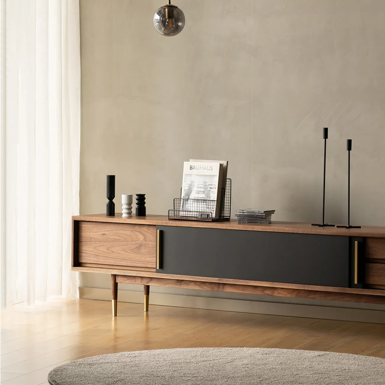 Комод под телевизор из цельного дерева WOODSTIK 35634-29