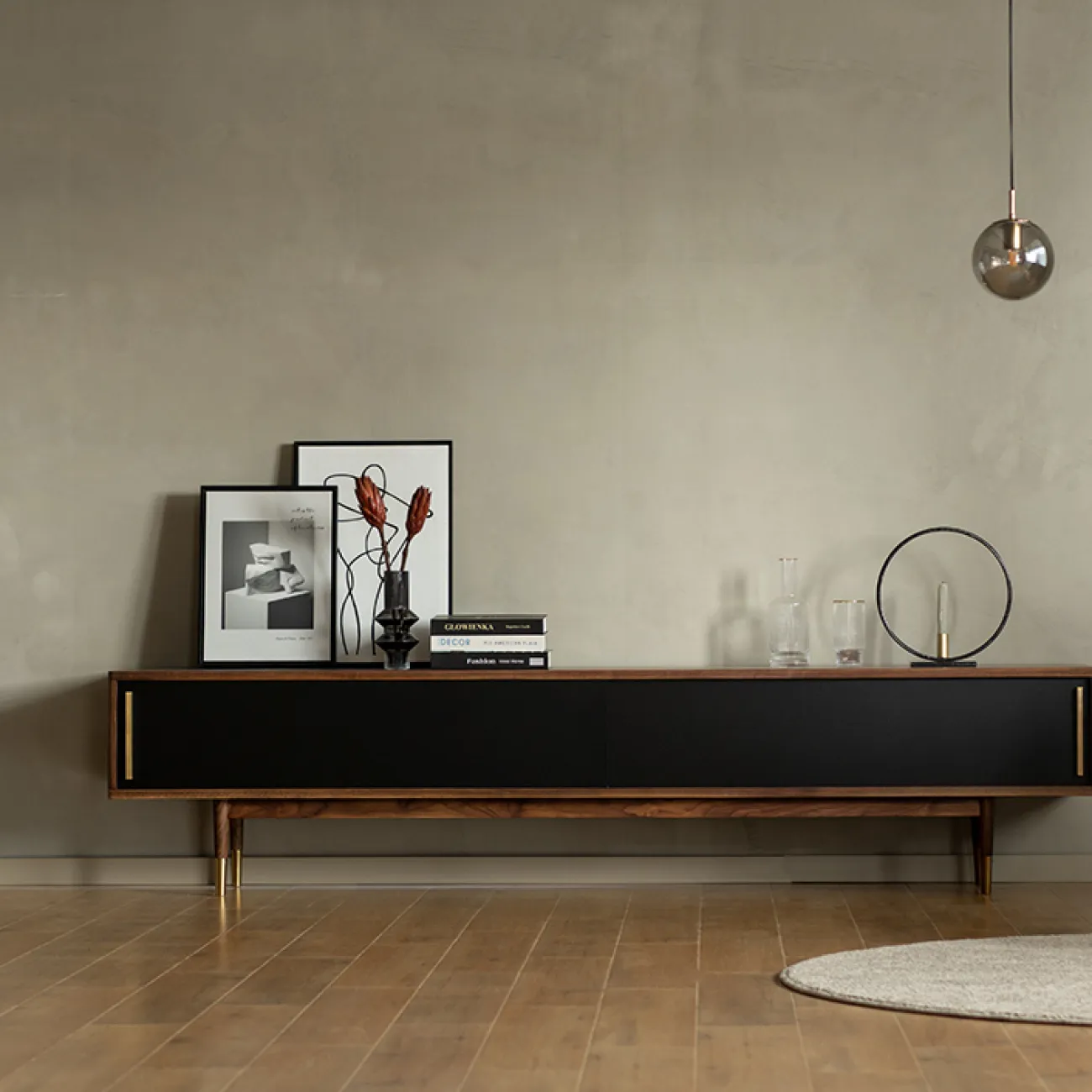 Комод под телевизор из цельного дерева WOODSTIK 35634-29