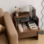 Прикроватная тумба с подсветкой и беспроводной зарядкой WOODSTIK 35639-29