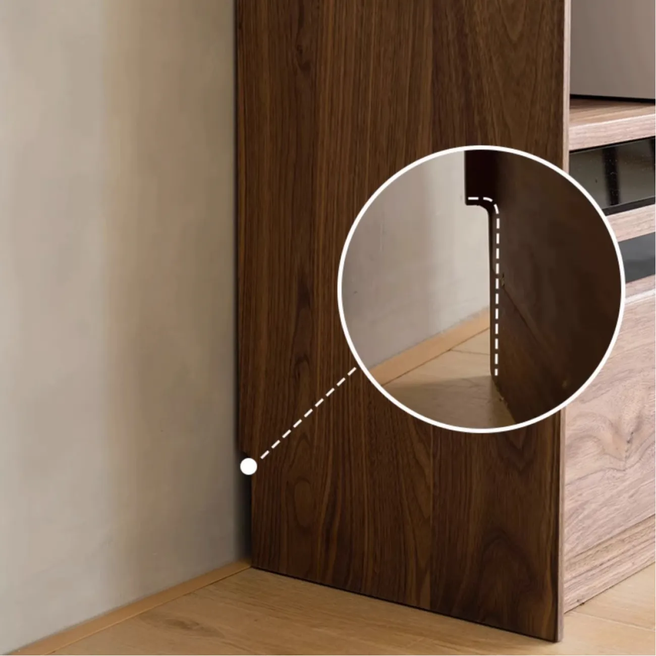 Книжный комод со стеклянной дверью WOODSTIK Nordic 35640-29