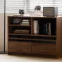 Книжный комод со стеклянной дверью WOODSTIK Nordic 35640-29