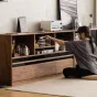 Книжный комод со стеклянной дверью WOODSTIK Nordic 35640-29