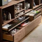 Книжный комод со стеклянной дверью WOODSTIK Nordic 35640-29