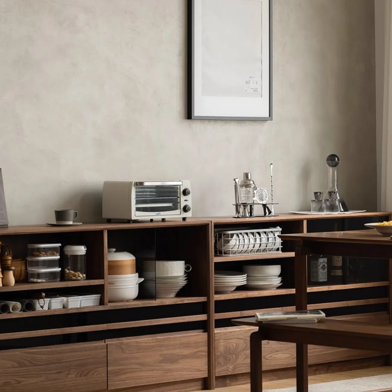 Книжный комод со стеклянной дверью WOODSTIK Nordic 35640-29