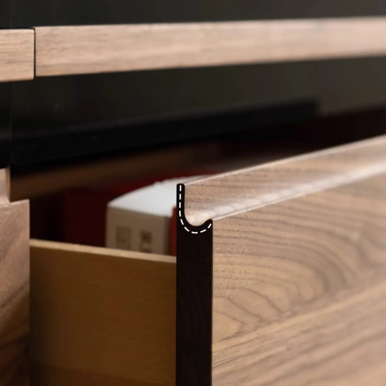 Книжный комод со стеклянной дверью WOODSTIK Nordic 35640-29