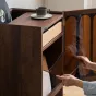 Современная тумбочка с колесиками WOODSTIK 35641-29