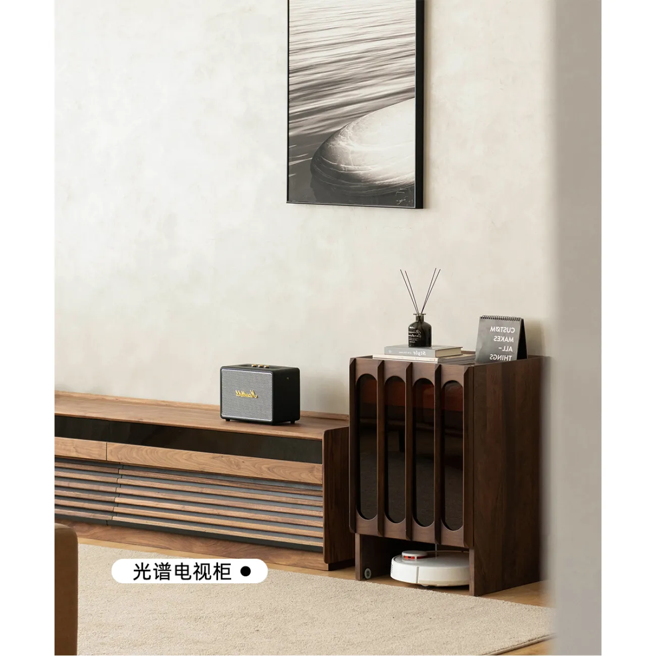 Современная тумбочка с колесиками WOODSTIK 35641-29 Современная тумбочка с колесиками WOODSTIK 35641-29