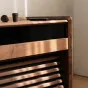 Комод под телевизора из массива черного ореха с подсветкой WOODSTIK 35642-29