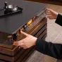 Журнальный столик из массив дерева с подсветкой WOODSTIK 35644-29