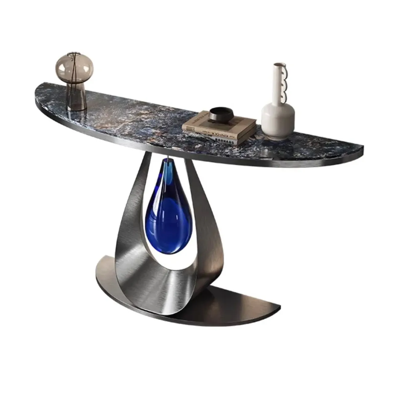 Консольный столик из натурального роскошного камня XPW 35680-29 Консольный столик из натурального роскошного камня XPW 35680-29