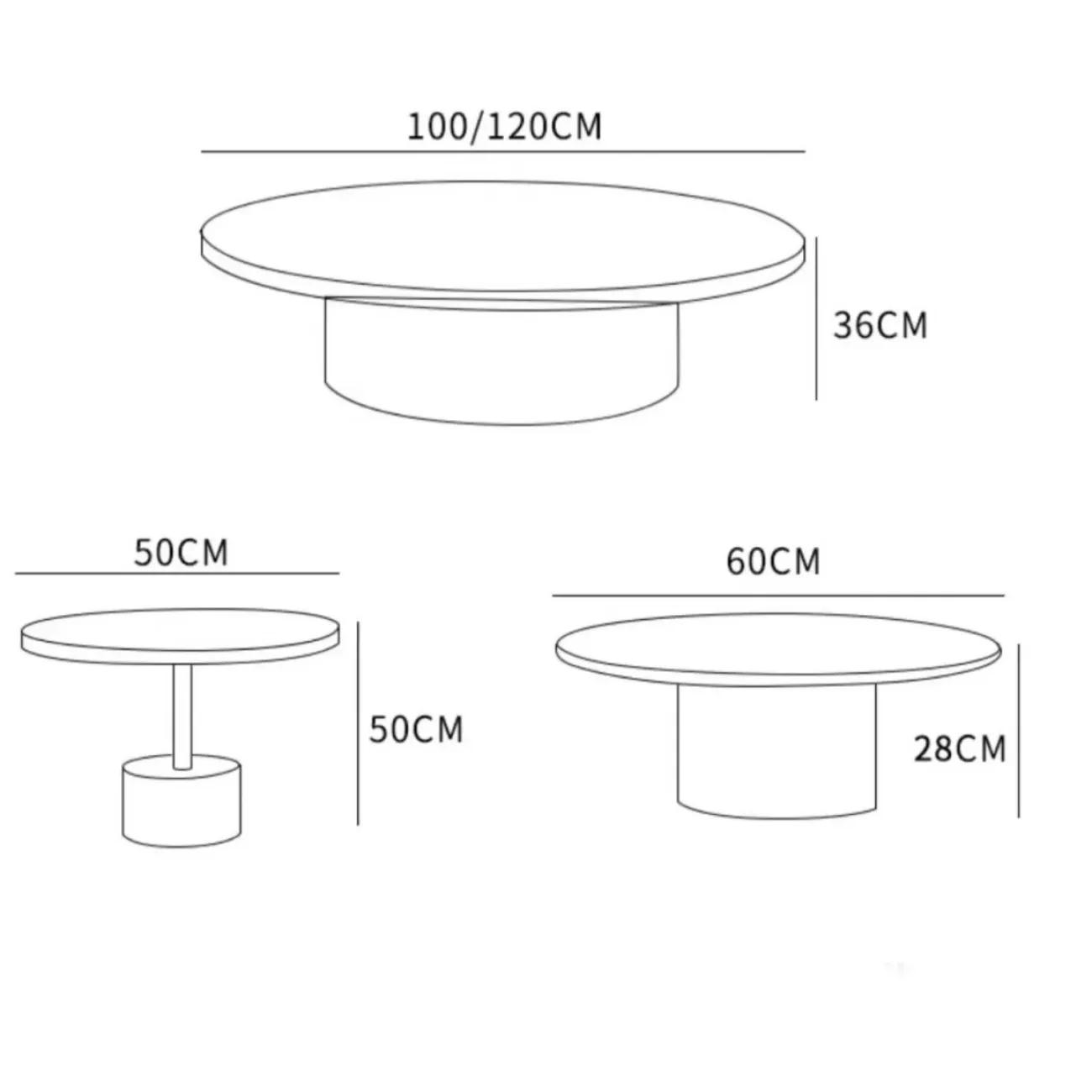 Круглый журнальный столик из чешского хрусталя XPW 35681-29