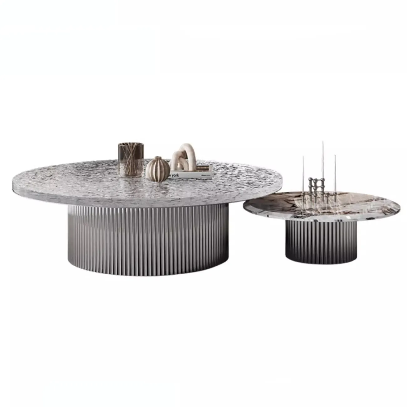 Круглый журнальный столик из чешского хрусталя XPW 35681-29