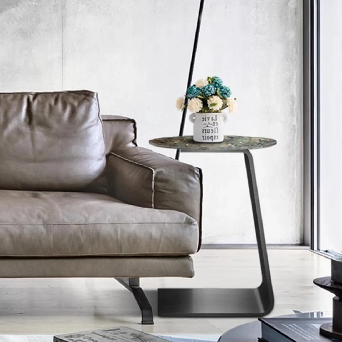 Роскошный чайный столик из каменной плиты XPW 35682-29