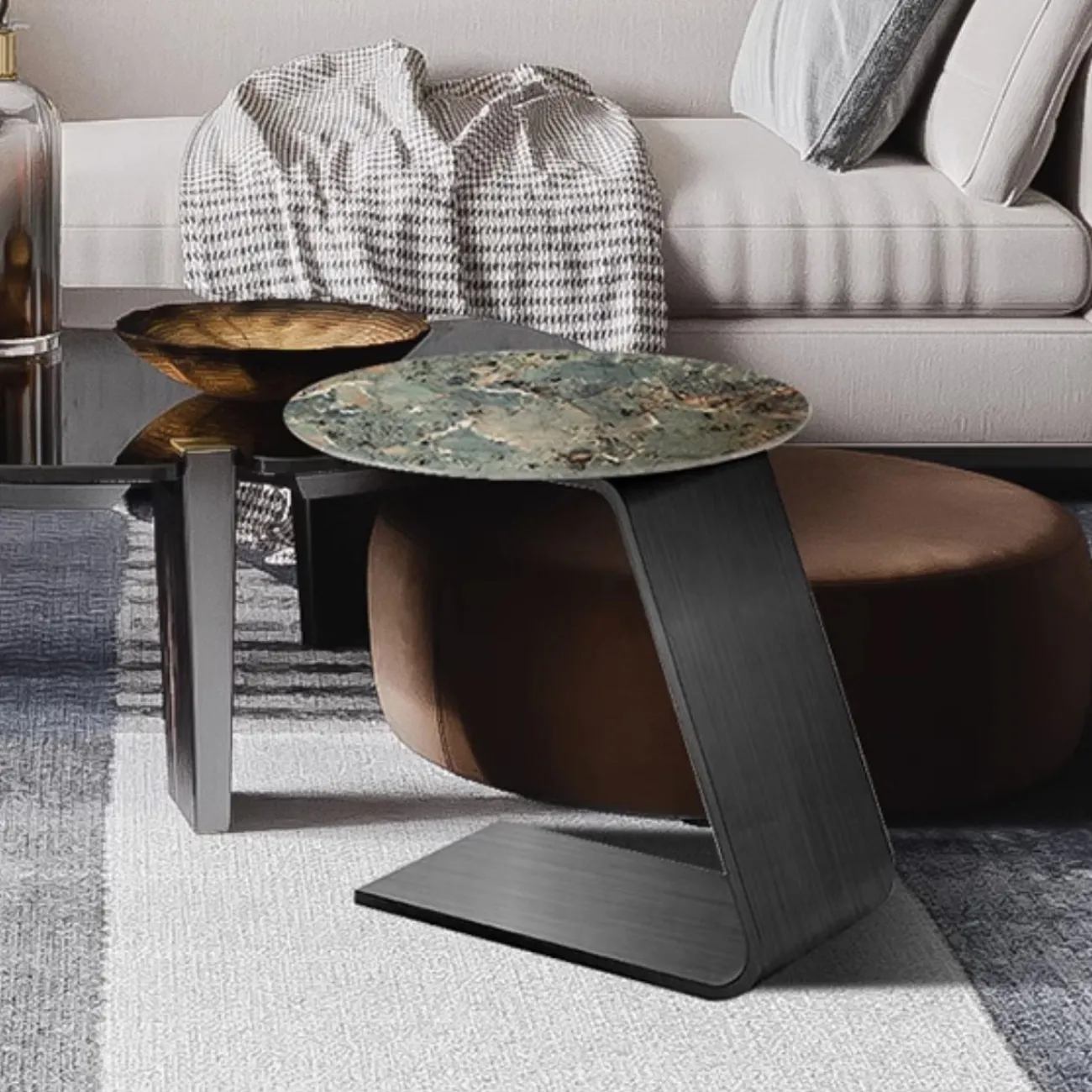 Роскошный чайный столик из каменной плиты XPW 35682-29