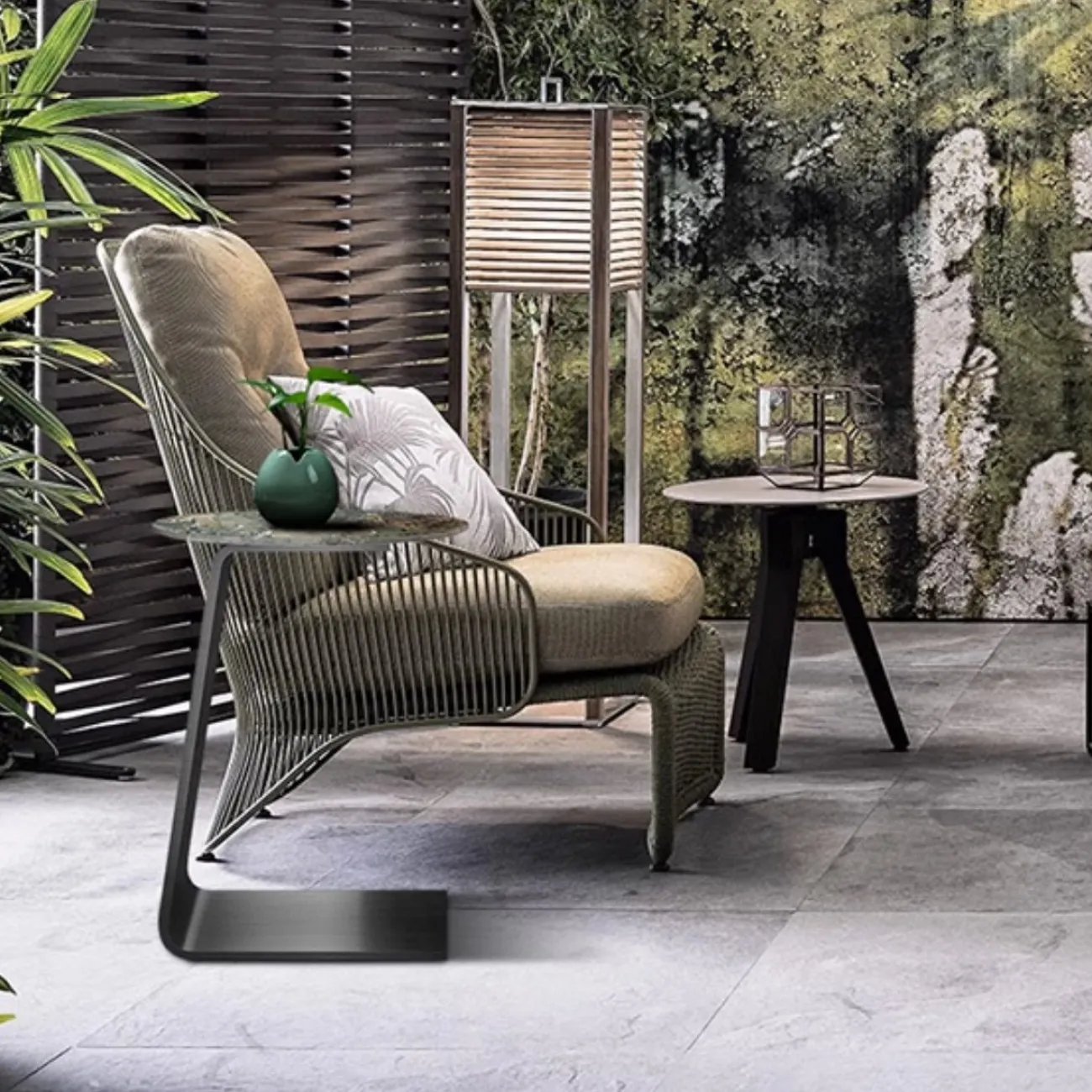 Роскошный чайный столик из каменной плиты XPW 35682-29