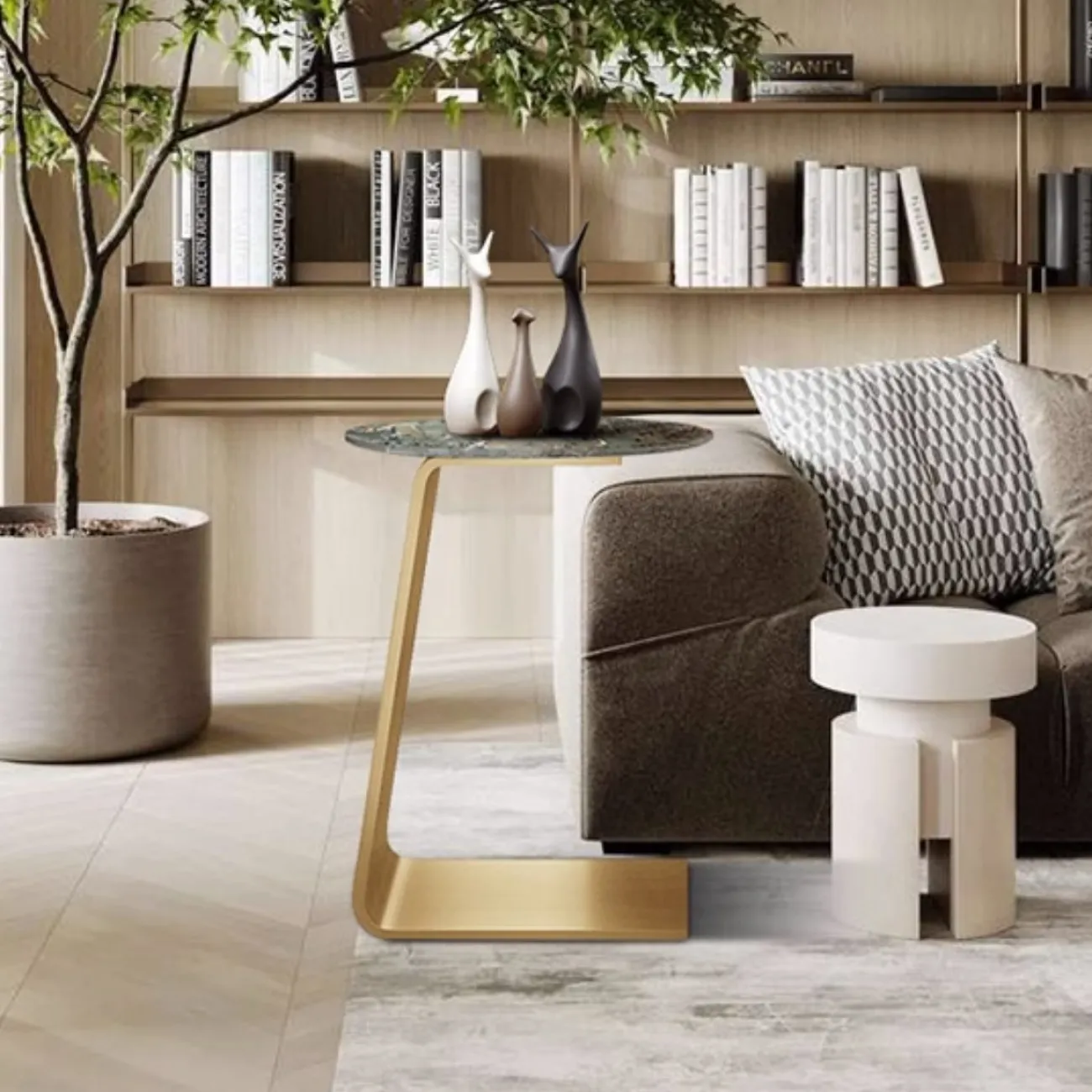 Роскошный чайный столик из каменной плиты XPW 35682-29