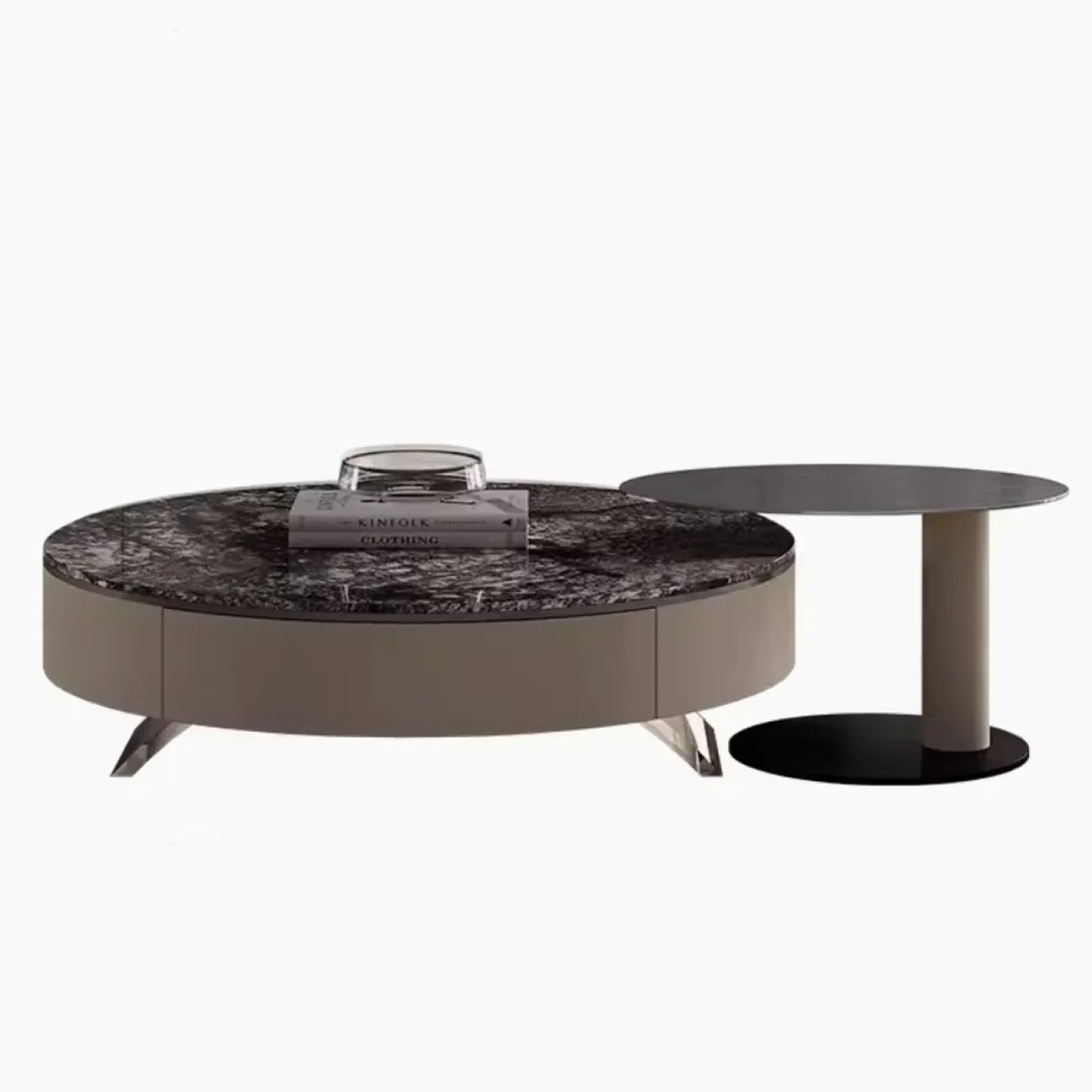 Роскошный круглый журнальный столик XPW 35683-29 Роскошный круглый журнальный столик XPW 35683-29