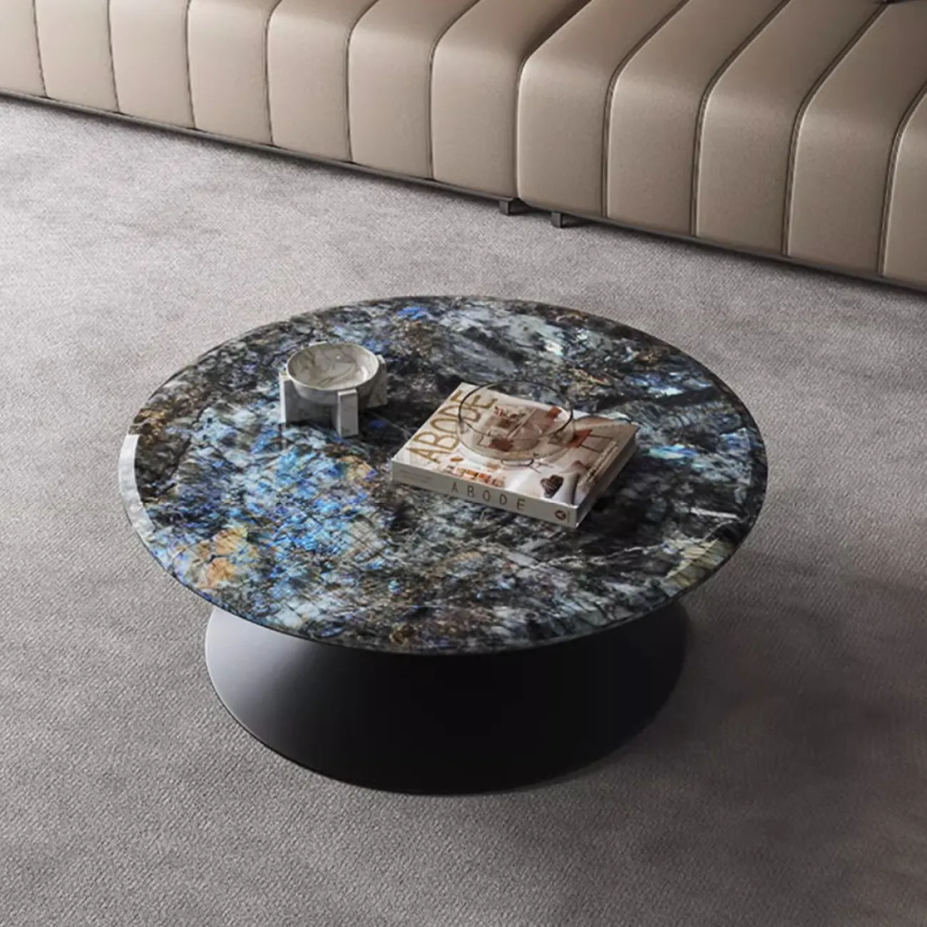 Журнальный столик-воронка из натурального камня XPW 35685-29