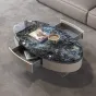 Роскошный овальный журнальный столик из натурального камня XPW 35686-29