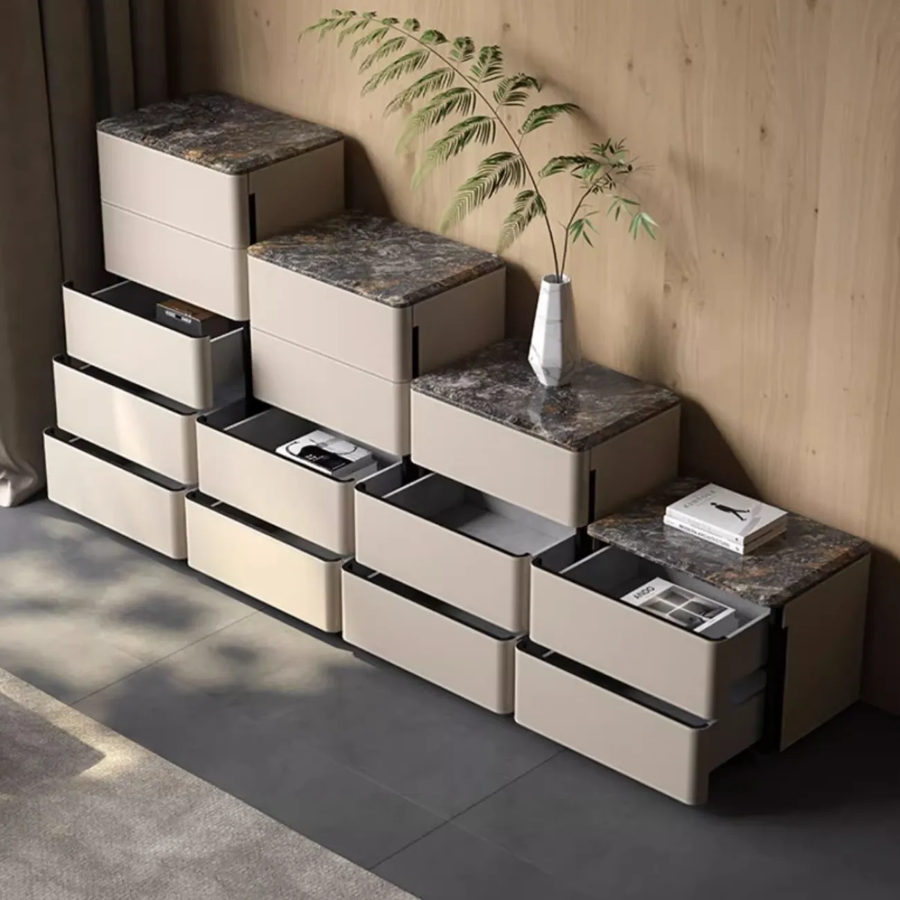 Комбинированный комод из седельно-кожаный XPW 35687-29