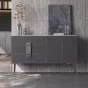 Роскошный кожаный комод с каменной плитой XPW 35690-29