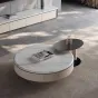 Rруглый журнальный столик из натурального мрамора XPW 35692-29