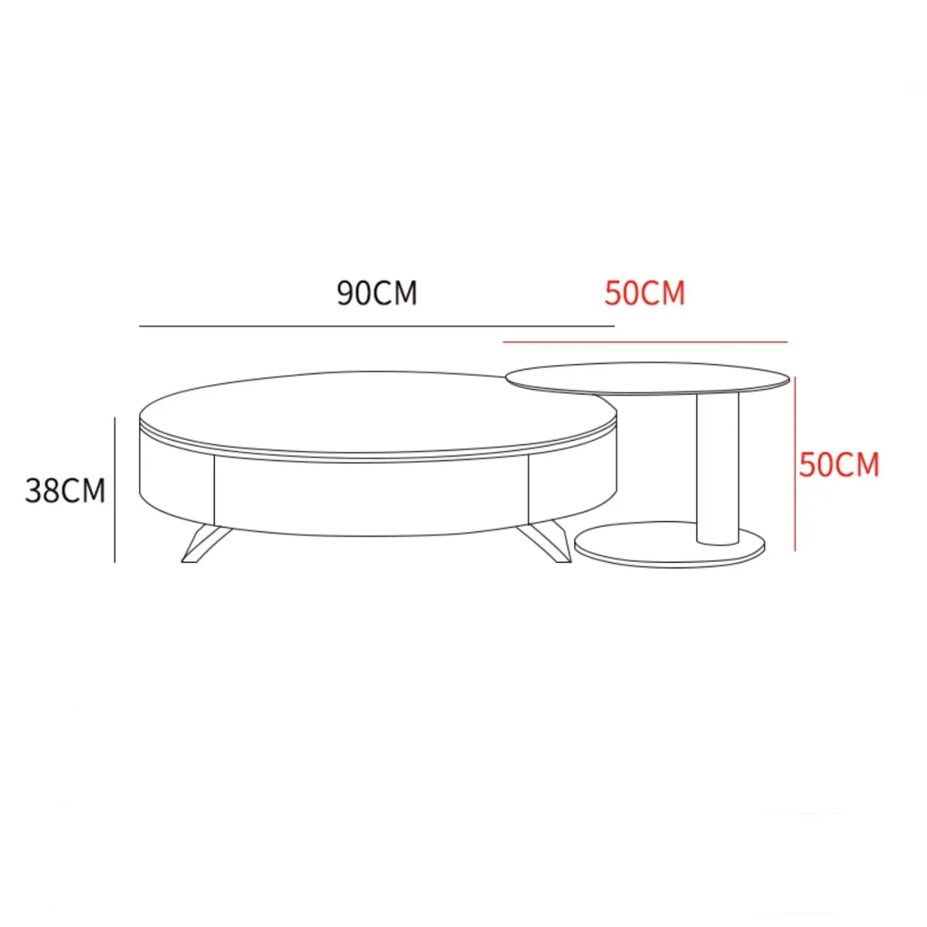 Rруглый журнальный столик из натурального мрамора XPW 35692-29 Rруглый журнальный столик из натурального мрамора XPW 35692-29