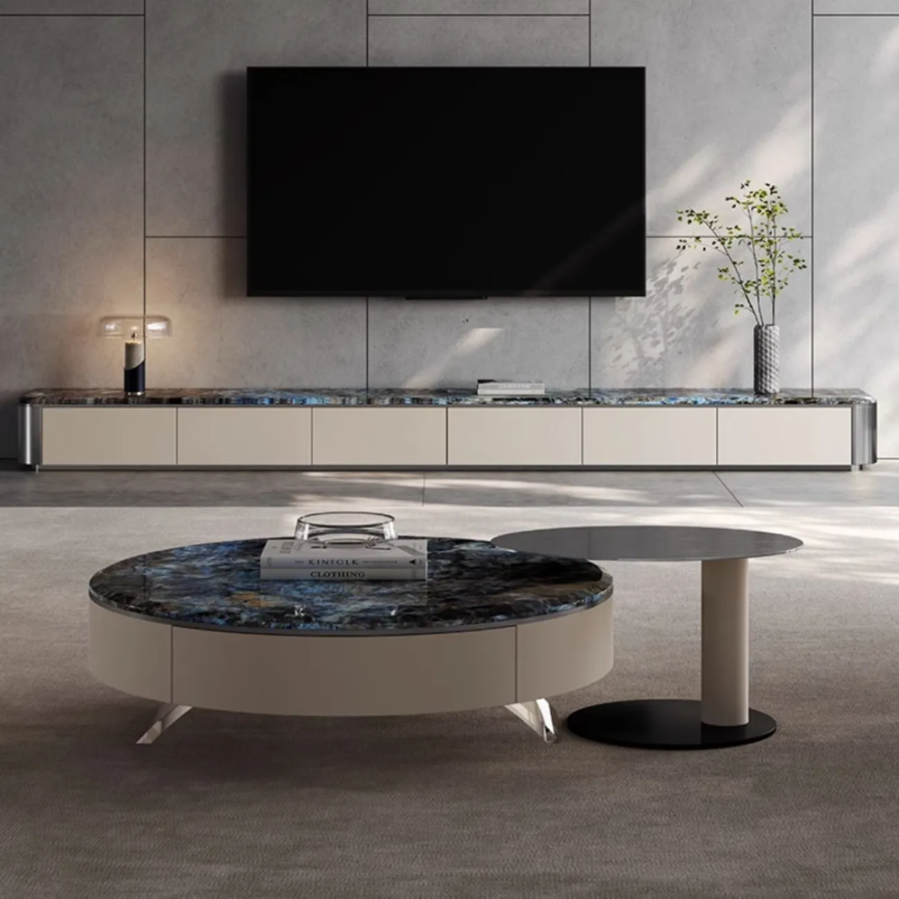 Rруглый журнальный столик из натурального мрамора XPW 35692-29 Rруглый журнальный столик из натурального мрамора XPW 35692-29